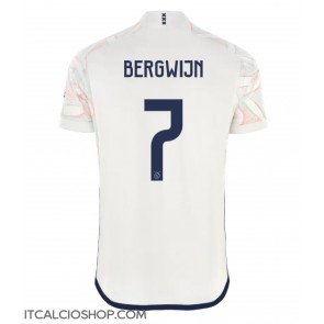 Ajax Steven Bergwijn #7 Seconda Maglia 2023-24 Manica Corta